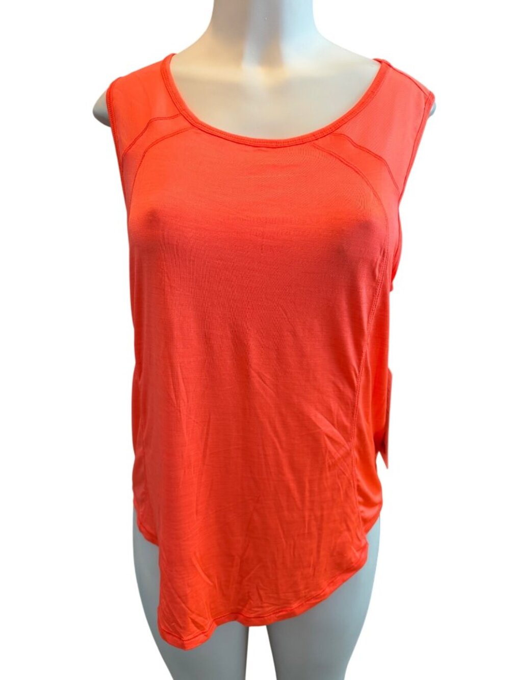 90 Degree By Reflex XL Summer Coral Tank Top With Mesh Back Moisture-Wicking